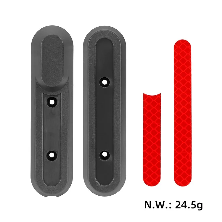 For Xiaomi Electric Scooter 4 Pro Front Wheel Hub Decorative Cover + Reflective Strips Set