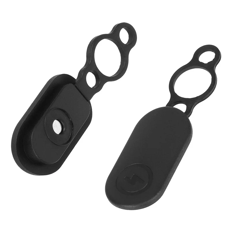 For Xiaomi 4 Pro E-Scooter Waterproof Silicone Cover Dust Plug Protector - Black