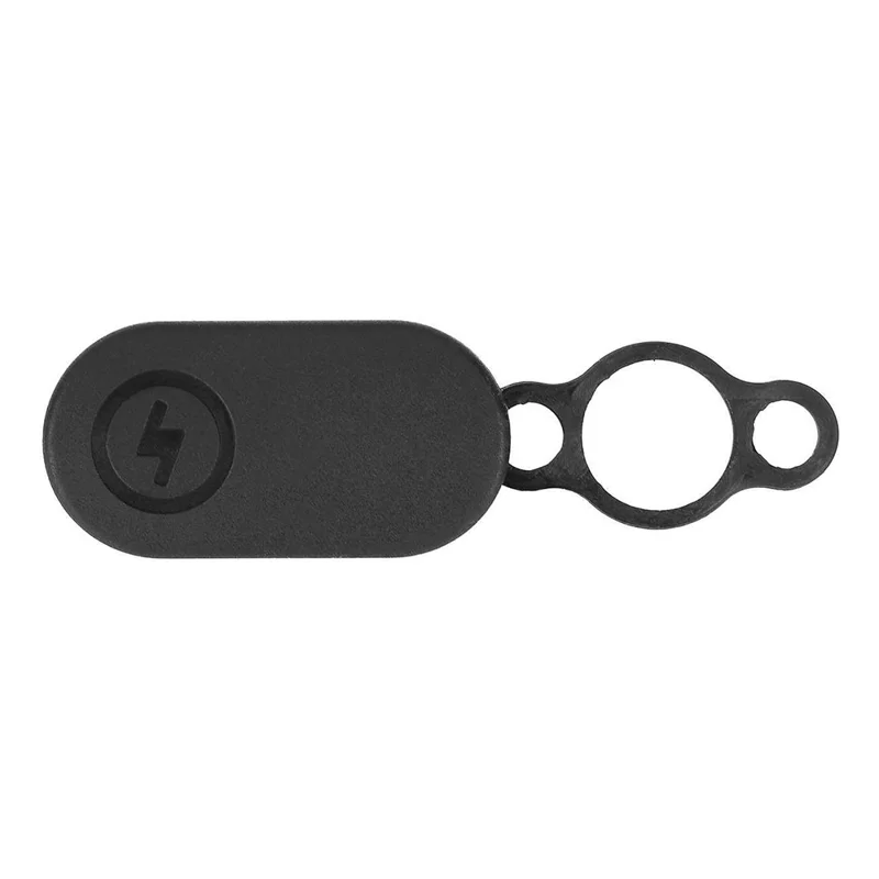For Xiaomi 4 Pro E-Scooter Waterproof Silicone Cover Dust Plug Protector - Black