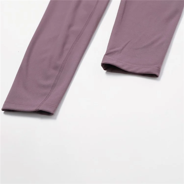 8518 Stretchy Fitness Pants High Waist Yoga Tummy Control Leggings, Size: M - Black