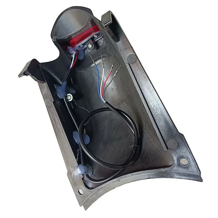 Para el scooter eléctrico KUGOO M2 Guardabarros trasero de plástico más ancho con luz de freno