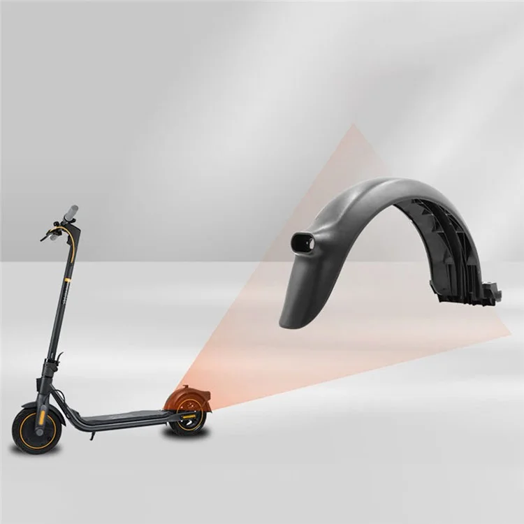 Guardabarros trasero de plástico antichapoteo para el patinete eléctrico Ninebot F30