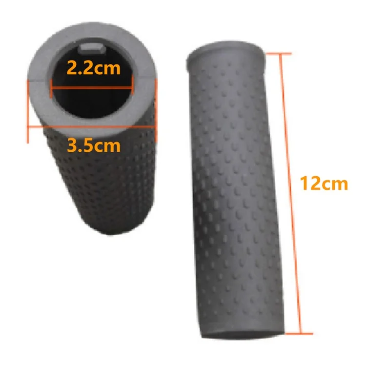 1 Coppia per Xiaomi M365 / 1S / Pro / Pro 2 Electric Scooter Manopole del Manubrio Non Scivolo Coperture in Silicone per il Manubrio - Nero