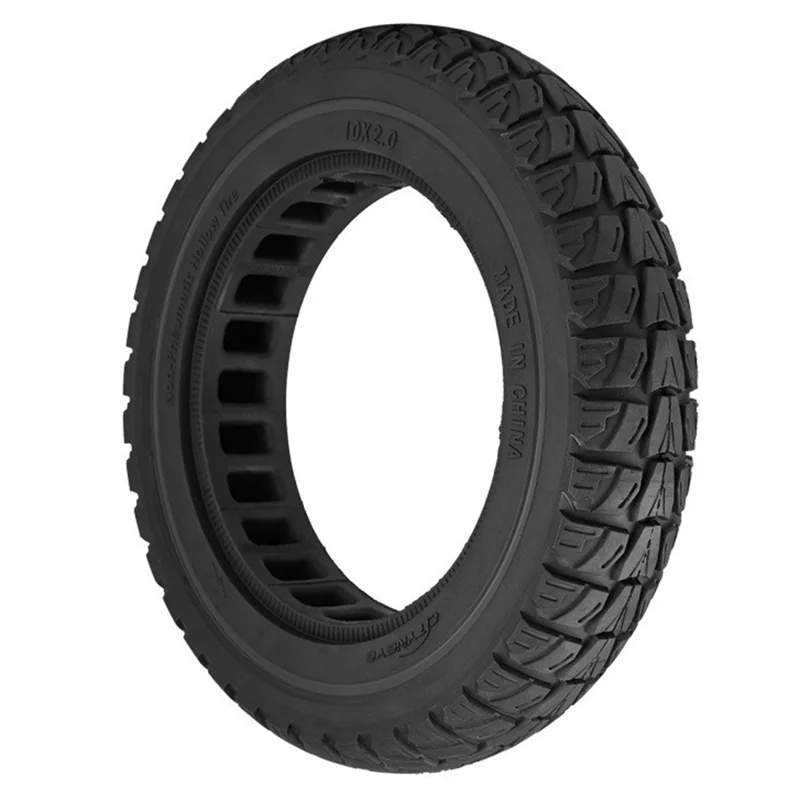 10 Inch Electric Scooter Anti-slip Replacement Tyre 10x2" Explosion-Proof Solid Tire - Black