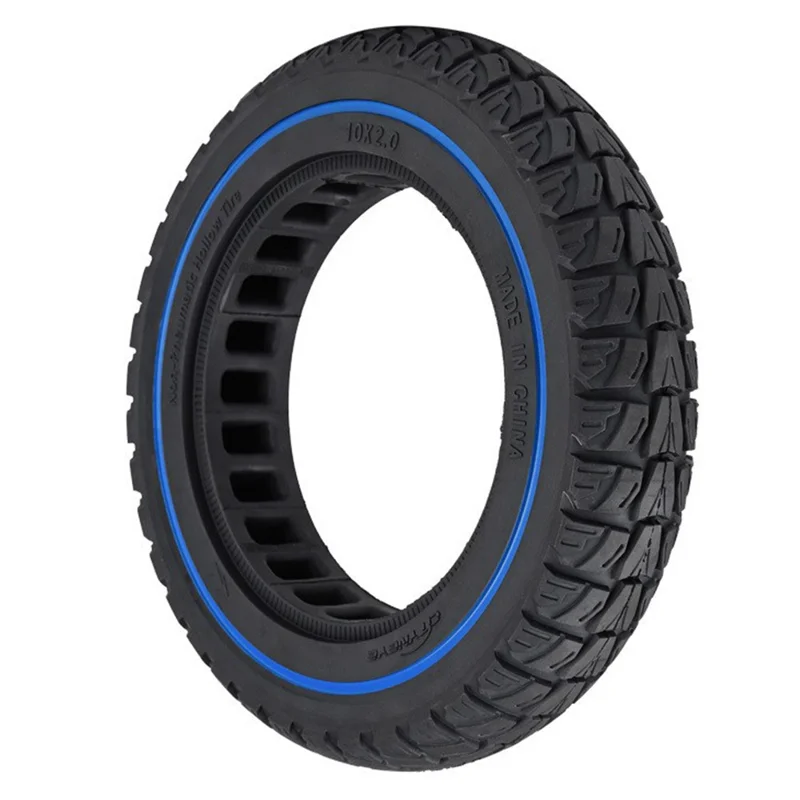 10 Inch Electric Scooter Anti-slip Replacement Tyre 10x2" Explosion-Proof Solid Tire - Blue