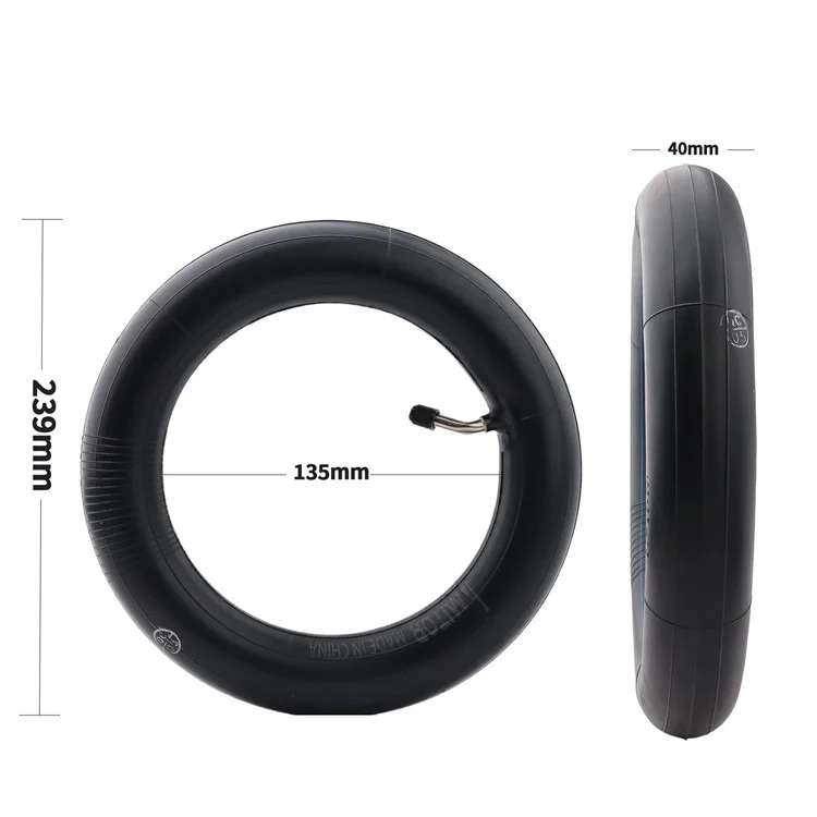 AIMITE Tubo Interno de Scooter Elétrico de 10 Polegadas com Válvula em Ângulo de 45 Graus 10x2.125 Tubo de Pneu Reforçado