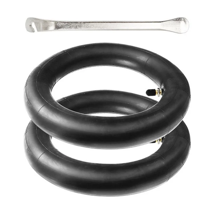 2 Pcs Tube Intérieur de Trottinette Électrique de 8,5 Pouces avec Pied-de-Biche Épais 8,5x2
