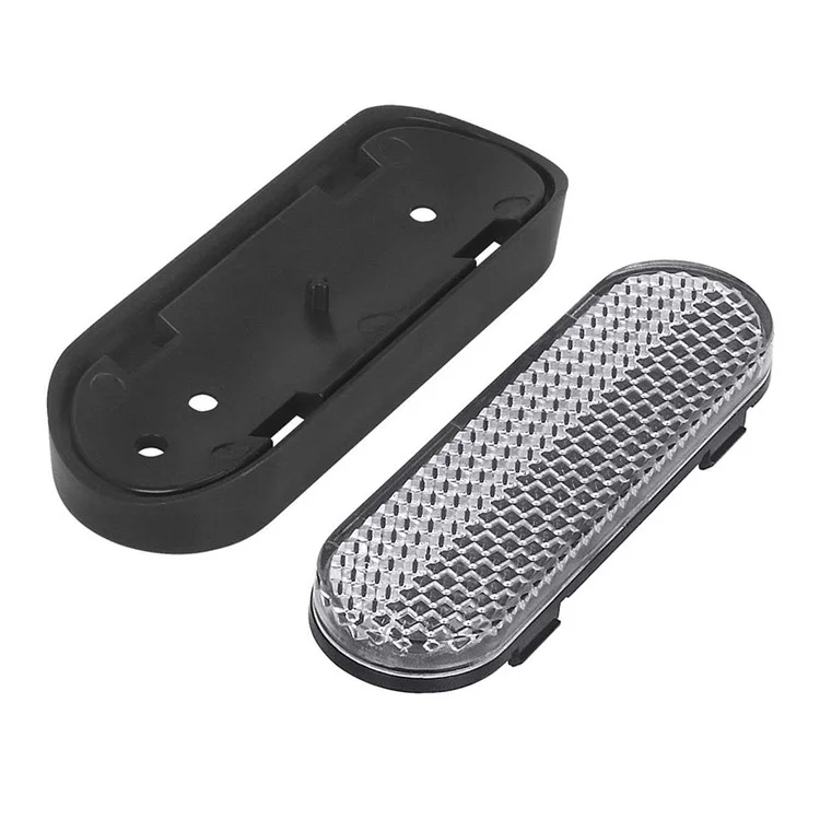 For Xiaomi Electric Scooter 4 Pro Front Wheel Hub Decorative Shell+White Reflective Strips Set