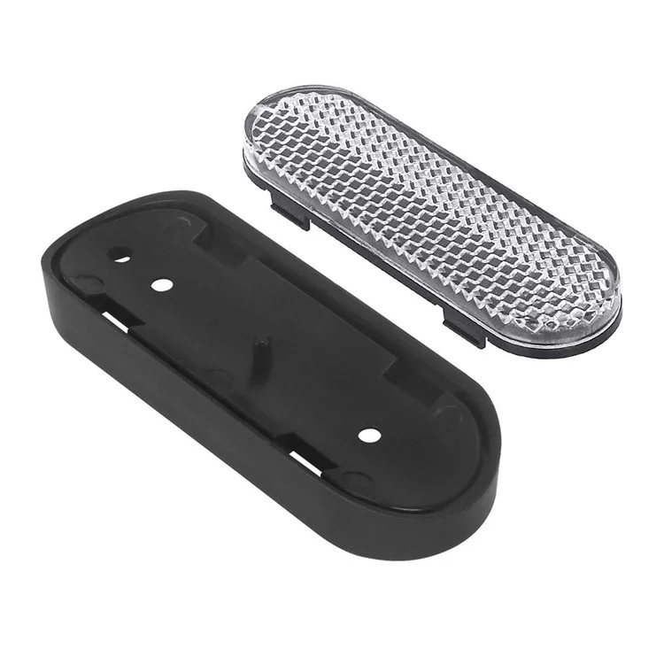 For Xiaomi Electric Scooter 4 Pro Front Wheel Hub Decorative Shell+White Reflective Strips Set