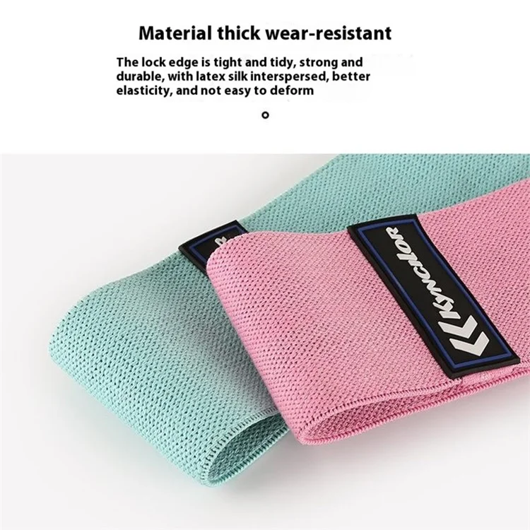 KYNCILOR AB059 3 pièces / Ensemble de bandes de résistance fitness yoga - Bandes élastiques pour fesses - Bandes d'étirement - Style C