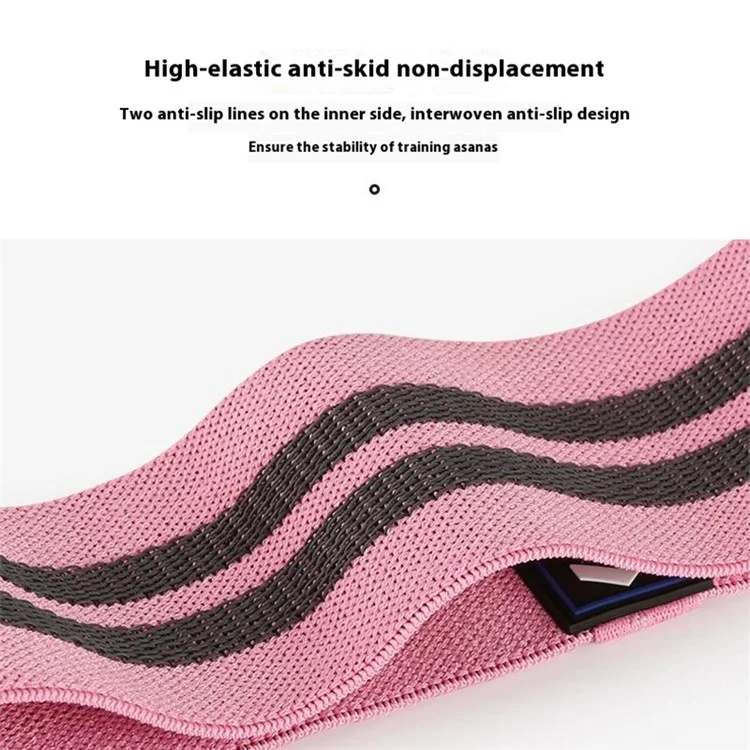 KYNCILOR AB059 3 pièces / Ensemble de bandes de résistance fitness yoga - Bandes élastiques pour fesses - Bandes d'étirement - Style C