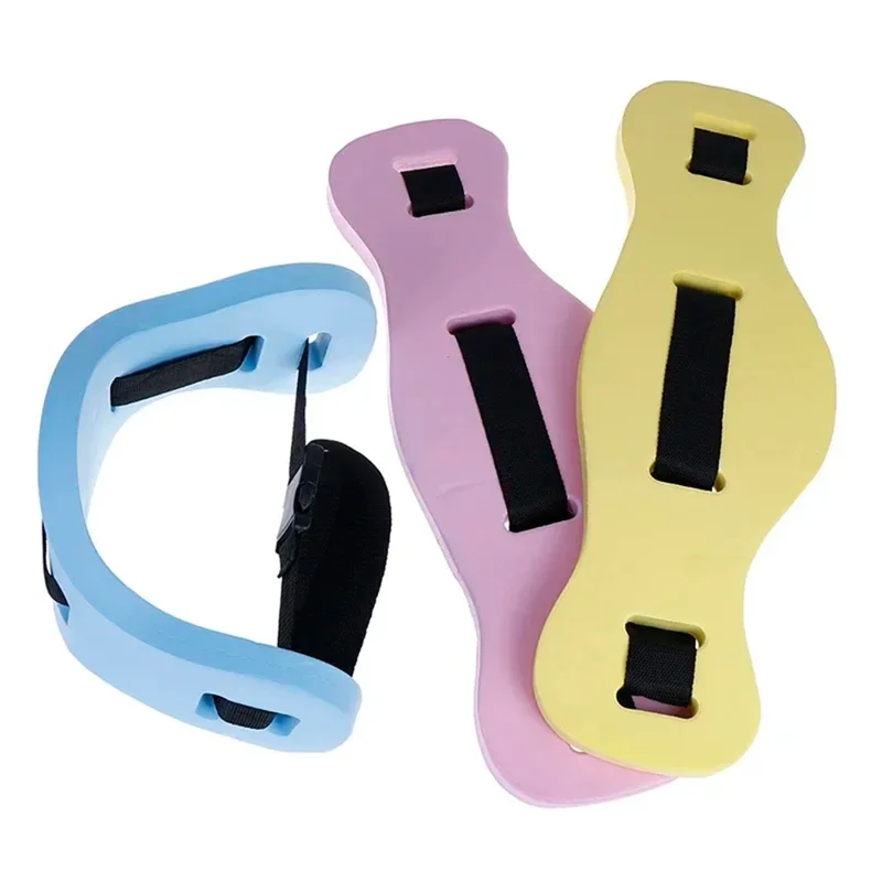 62x22x2.5cm EVA Swimming Float Board with Adjustable Waist Belt Swim Training Aid for Adults Children - Blue