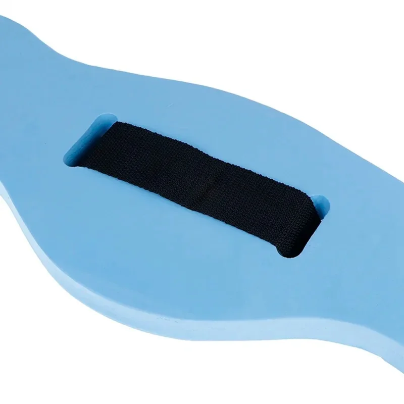 62x22x2.5cm EVA Swimming Float Board with Adjustable Waist Belt Swim Training Aid for Adults Children - Blue