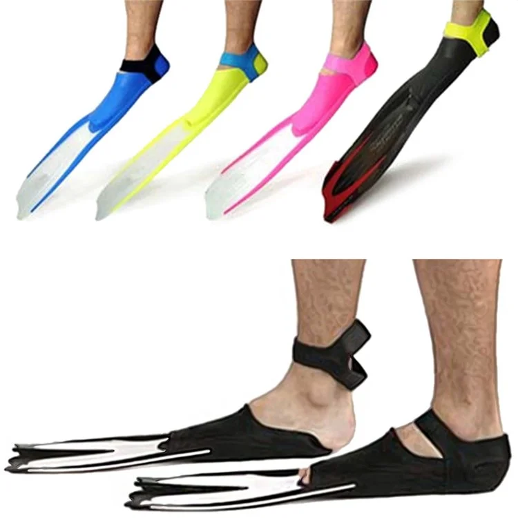 1 Paire Palmes de Plongée Taille M-XL 40-45 Bande Élastique en Silicone pour Fixation de Palmes de Plongée et Snorkeling - Blanc
