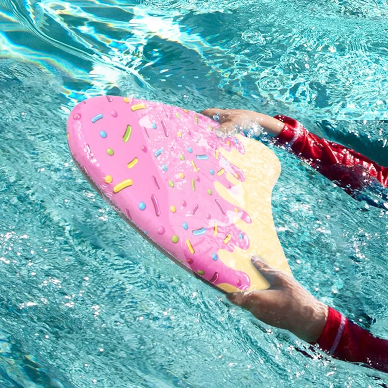 Children Swimming Training Float Board EPS Swim Board Auxiliary Kickboard, 42x34x4cm - Ice Cream