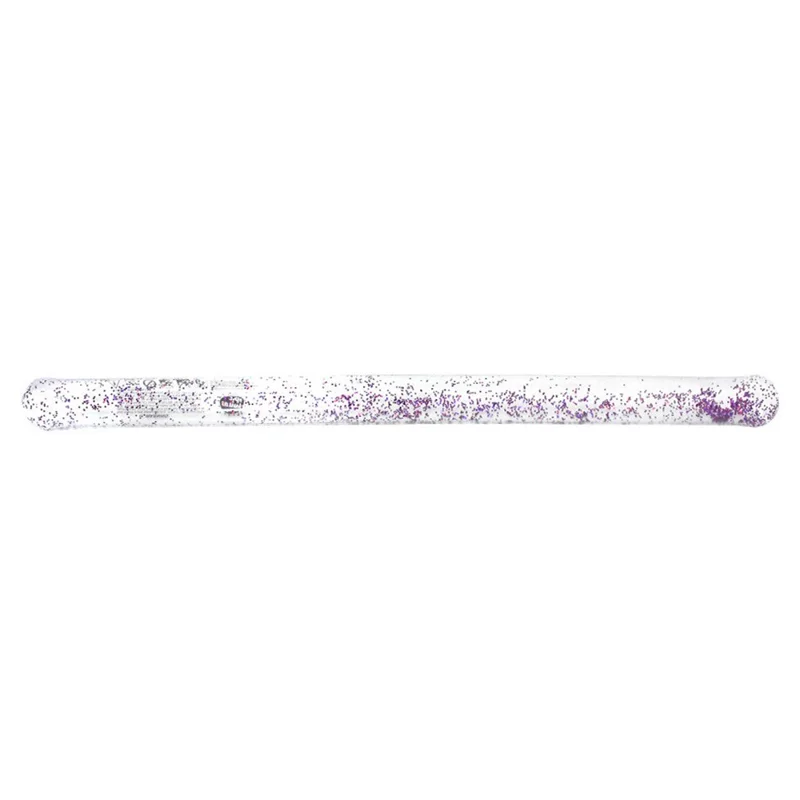 Inflatable Swimming Noodle Pool Beach Lake Sequins PVC Water Float Stick, 145x9cm - Purple