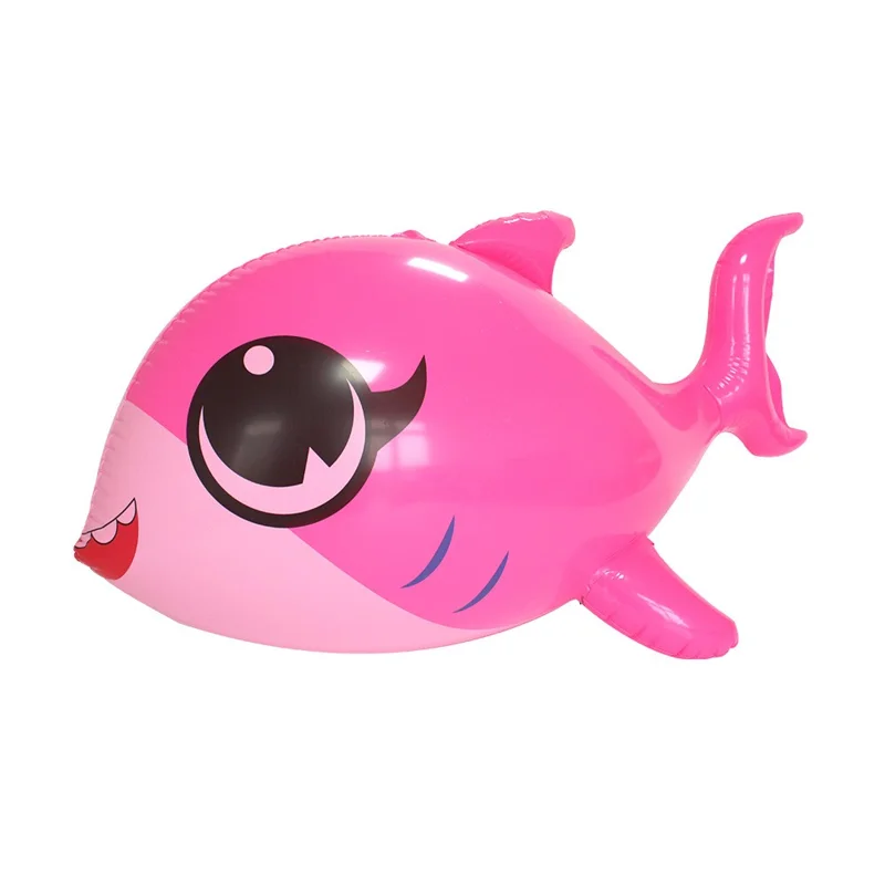 Inflatable Dolphin Thickened PVC Summer Fun Pool Float Water Party Toy - Large / Rose Dolphin