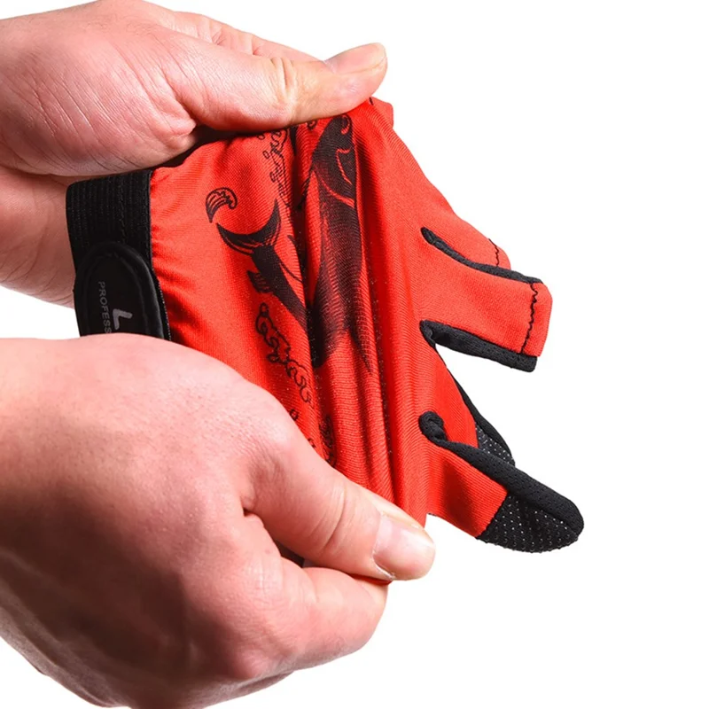 LEO 27780 1Par de Guantes de Pesca de 3 Dedos Antideslizantes y de Secado Rápido para Deportes al Aire Libre Pesca - Negro