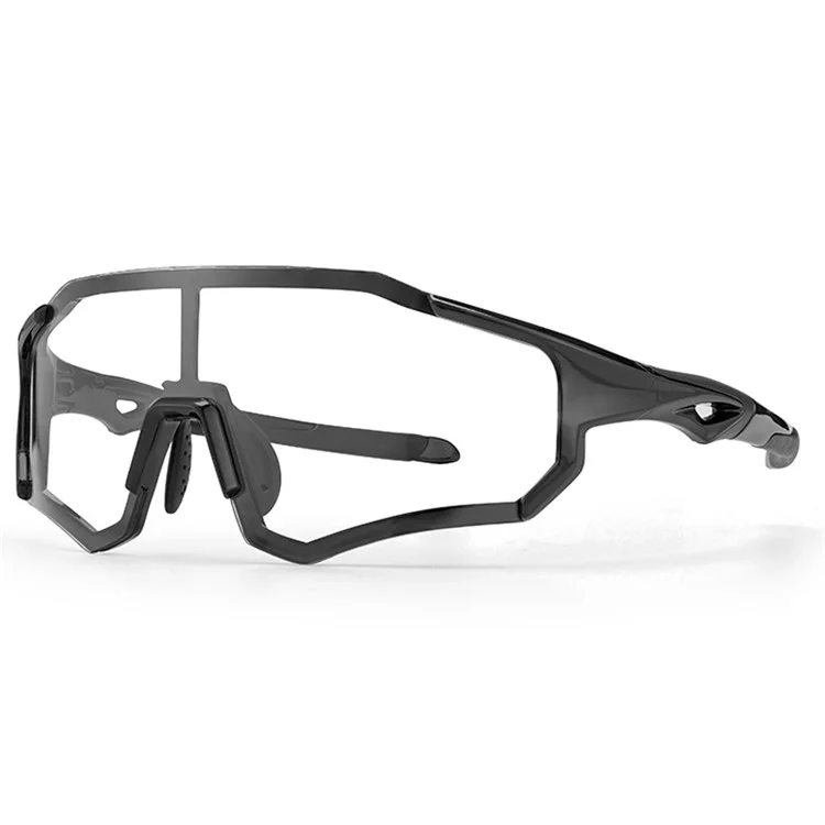 ROCKBROS Anti-fog Goggles Polarized Photochromic Glasses with Myopia Frame for Man and Women - Black