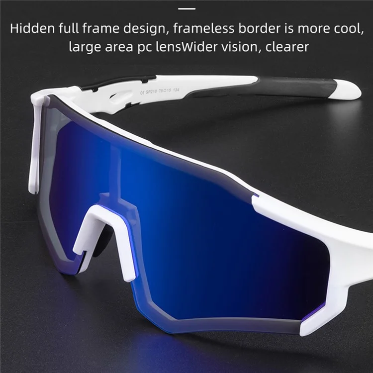 ROCKBROS Anti-fog Goggles Polarized Photochromic Glasses with Myopia Frame for Man and Women - Black