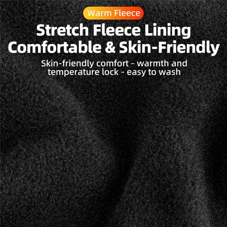 ROCKBROS YPP052 Motorcycle Cycling Head Scarf Winter Fleece Lined Balaclava Face Mask
