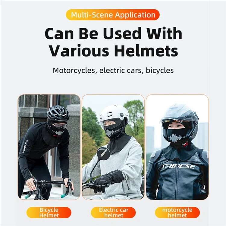 Rockbros YPP052 Motorcycle Cicling Head Buff Winter Fleece Balaclava Face Mask