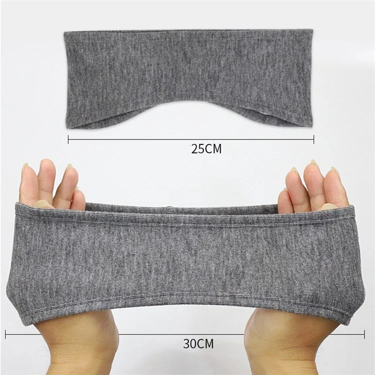 DK-AW Autumn Winter Warm Ear Protection Sports Hairband Earmuffs Outdoor Cycling Headband - Black