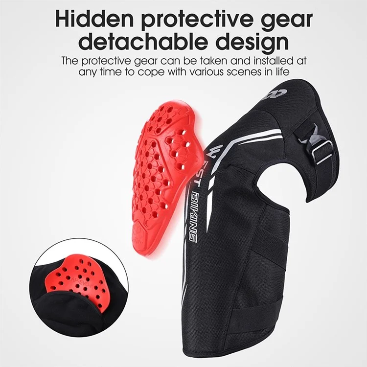 West Bicking YP1301058 1 Par de Inverno à Prova de Vento Até o Joelho Quente do Joelho Elétrico Motorcycle Knee Pad Protector