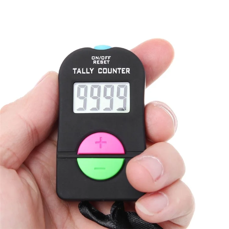 Electronic Tally Counter Manual Addition Subtraction Counter Clicker Golf Football Sports Handheld Counter