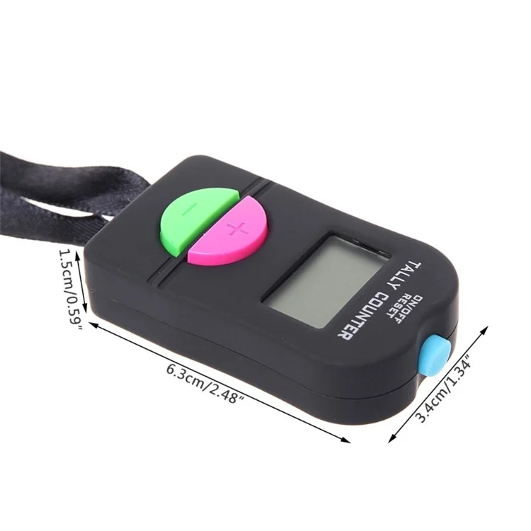 Electronic Tally Counter Manual Addition Subtraction Counter Clicker Golf Football Sports Handheld Counter
