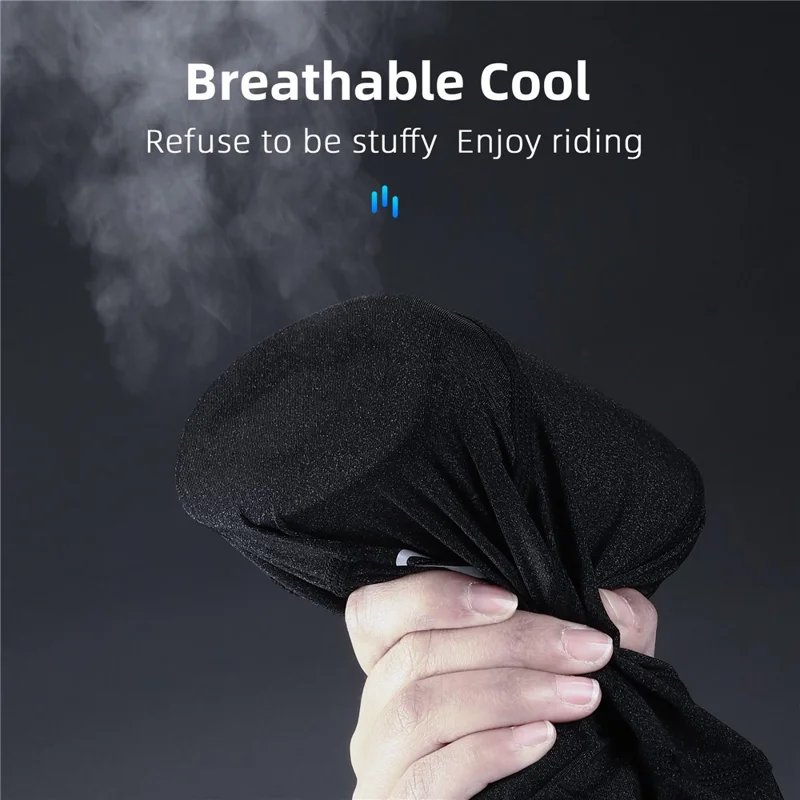 WEST BIKING YP0201363 Summer Cycling Ice Silk Cooling Cap UV Protection Breathable Helmet Liner Hat - Grey