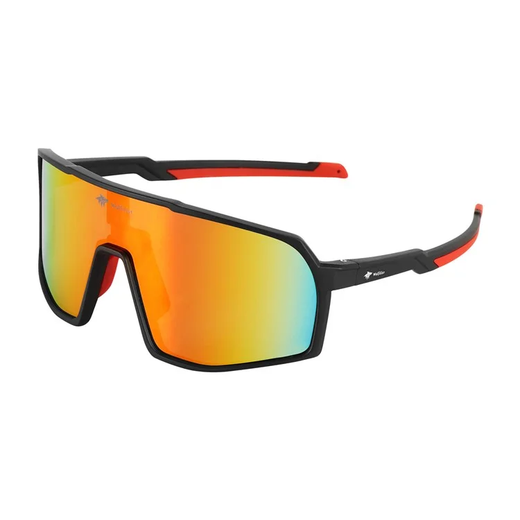 Wolfilistische Fahrrad Mit Brillen in Anti-UV Polarisierte Brille Filmbeschichtete Zykling-sonnenbrille - Rot