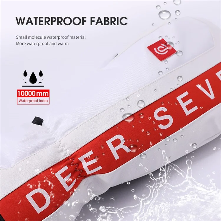 2280 1 Pair Adult Winter Skiing Snowboard Gloves Waterproof Warm Mitten - Blue / M