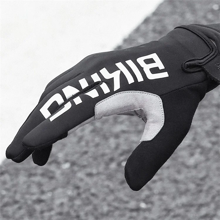 WEST BIKING YP0211237 1 Par de Luvas de Ciclismo Ao Ar Livre Tela Sensível ao Toque Windproof Warm Luvas Mittens - M
