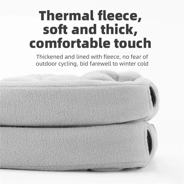 ROCKBROS D80 1 Par de Guantes de Bicicleta Resistentes al Viento Cubierta del Manillar Térmica Guantes de Ciclismo Mitones