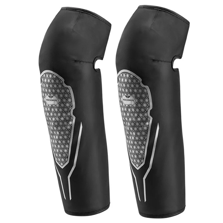 ROCKBROS TT017 Winter Warm Knee Pads Gears Motorcycle Leg Warmers Fleece Long Leg Sleeves - L / XL