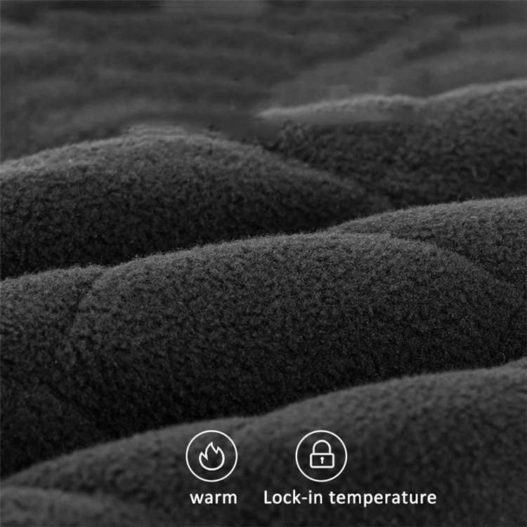 ROCKBROS TT017 Winter Warm Knee Pads Gears Motorcycle Leg Warmers Fleece Long Leg Sleeves - L / XL