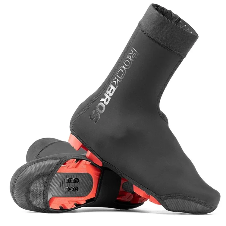 ROCKBROS LF1104 1 Pair Cycling Shoe Covers Winter Warm Bike Shoe Cover Windproof Sking Overshoes - XL
