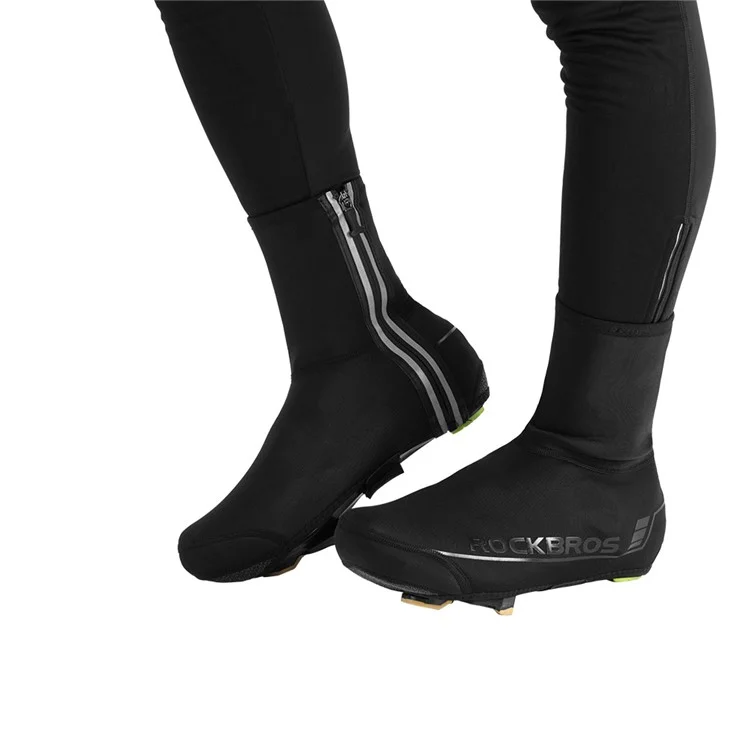 ROCKBROS LF1052 1 Paio di Copriscarpe Invernali da Ciclismo su Strada Antivento - S