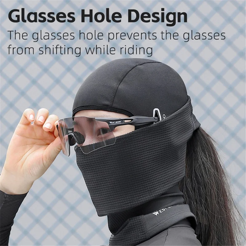 WEST BIKING YP0201404 Ski Mask Windproof Cycling Balaclava Thermal Fleece Face Mask Sport Gear - For Men