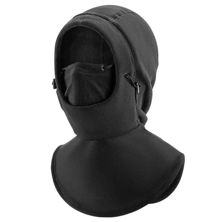 ROCKBROS 3-em-1 Máscara Quente Capuz Ciclismo para Bicicleta E-Bike Outdoor Forro Polar Resistente ao Vento - Tipo Curto