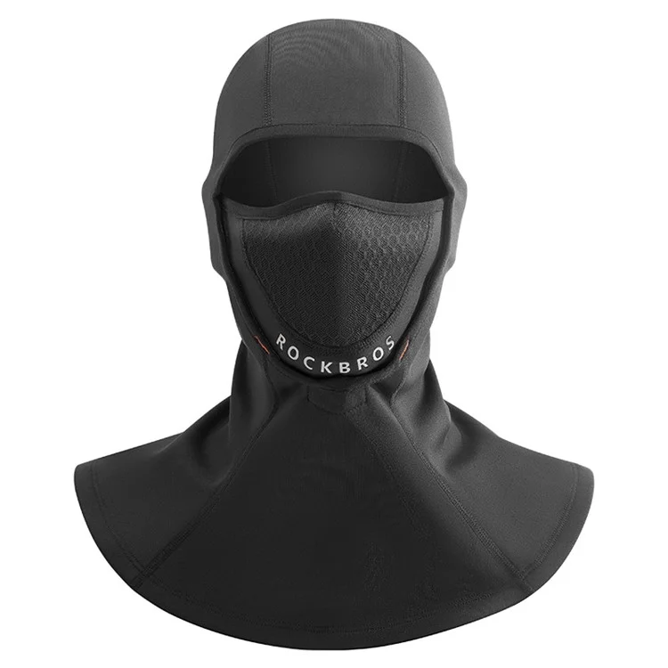 ROCKBROS Windproof Warm Hood Fall / Winter Motorcycle Helmet Mask Full Face Mask for Riding - Sticker / S