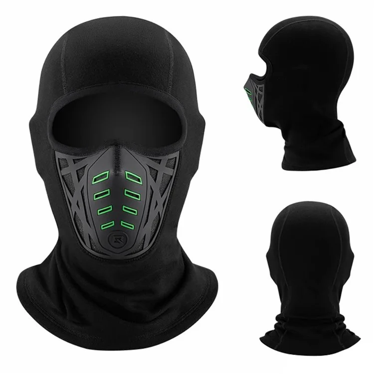 ROCKBROS YPP082 Winter Warm Motorcycle Headgear Windproof Outdoor Cycling Fleece Face Cover