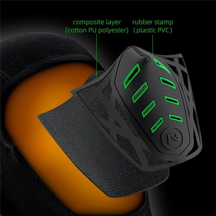 ROCKBROS YPP082 Winter Warm Motorcycle Headgear Windproof Outdoor Cycling Fleece Face Cover