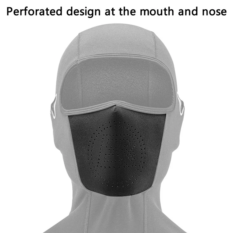 ROCKBROS LK1322004001 Winter Cycling Full Face Mask Motorcycle Fleece Warm Headgear