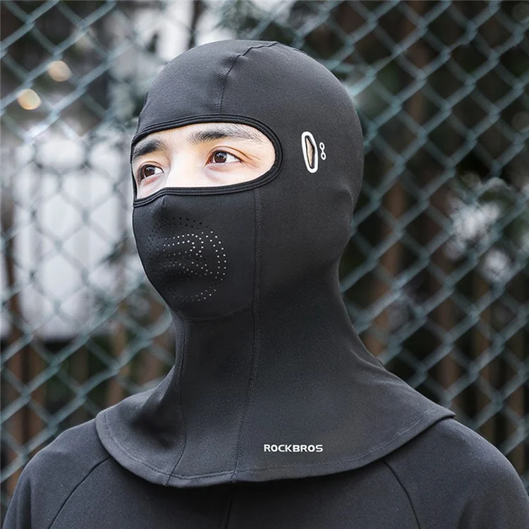ROCKBROS LK1322004001 Winter Cycling Full Face Mask Motorcycle Fleece Warm Headgear
