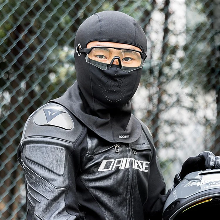 ROCKBROS LK1322004001 Winter Cycling Full Face Mask Motorcycle Fleece Warm Headgear