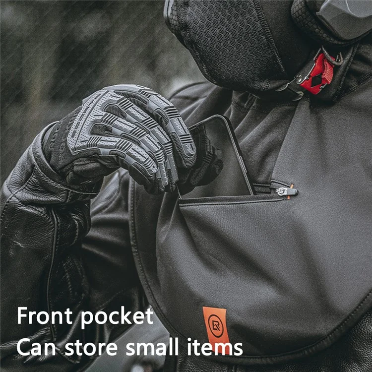 ROCKBROS YPP086 Windproof Ski Mask 5V Battery Heated Fleece Balaclava Headwear Face Mask Cover - L