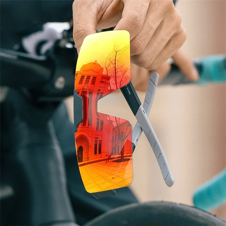 WEST BIKING Brightening Cycling Sunglasses for Outdoor Fishing Sunglasses Wind-Proof Sports Glasses - Green