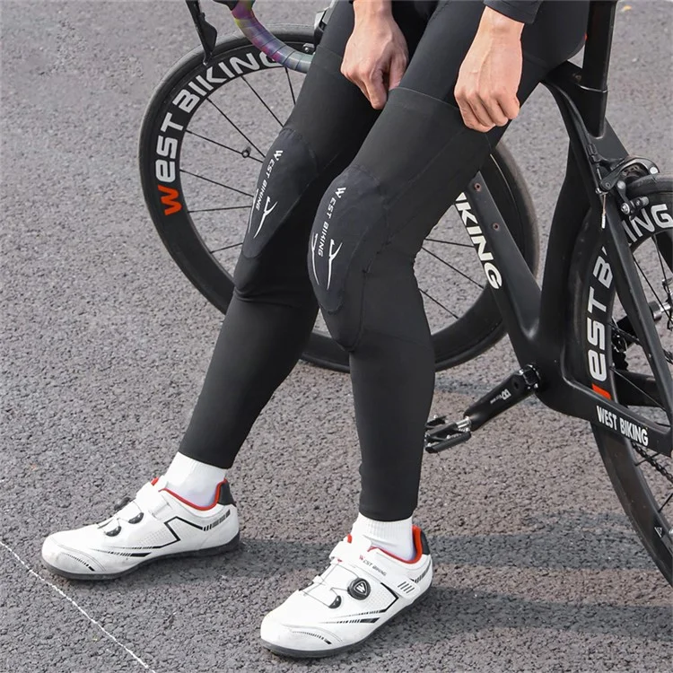 WEST BIKING YP0213079 Elastic Cycling Leg Cover Anti-slip Protective Sleeve